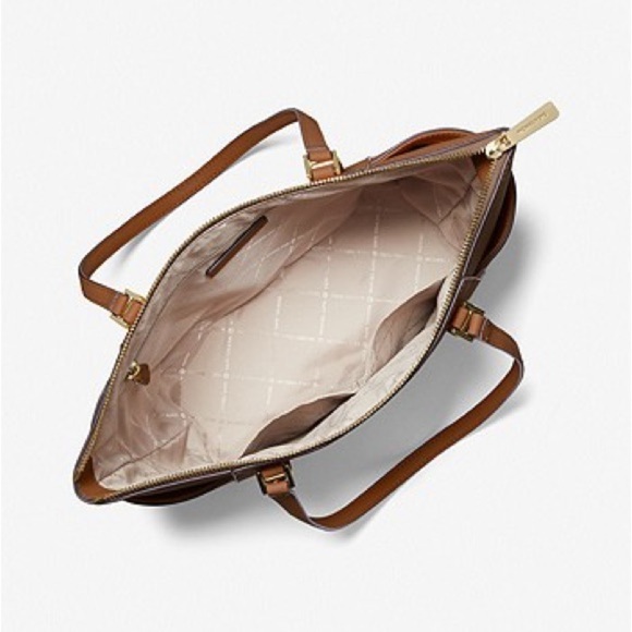 Michael Kors Charolette Tote Saffiano leather in Luggage - Picture 3 of 6